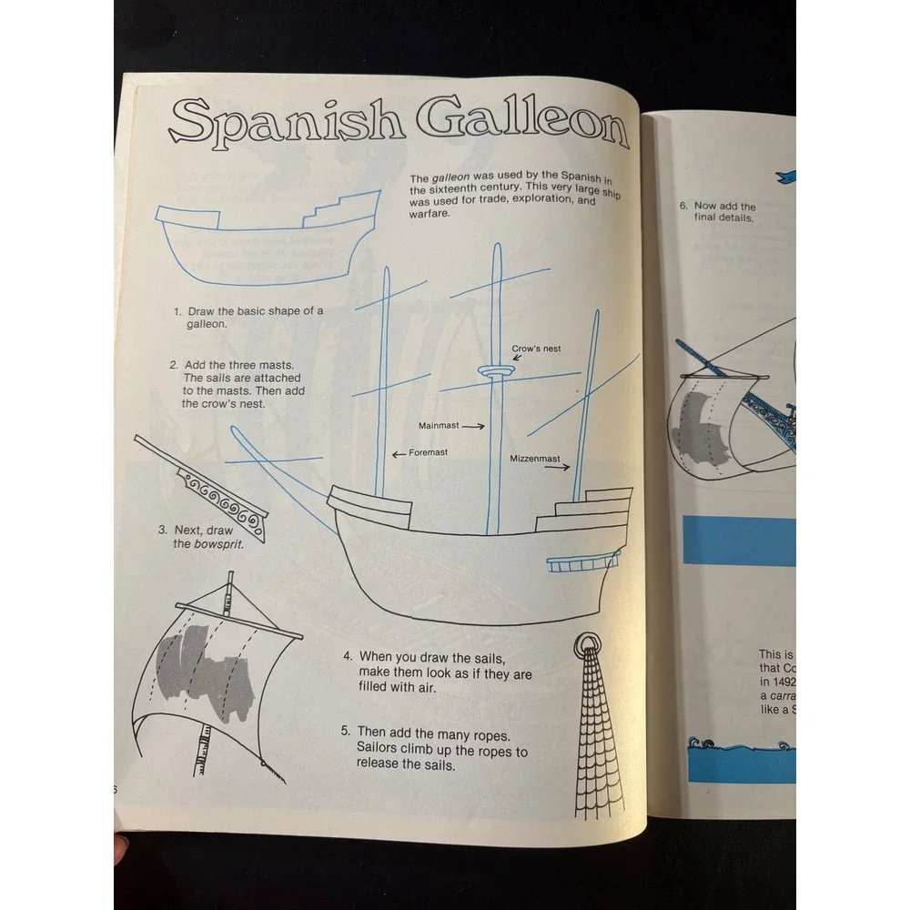 Lot of 2 How to Draw Vehicles, Biats, Trains, Planes